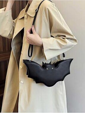 Neiman Marcus Gothic Halloween Bat Shoulder Bag